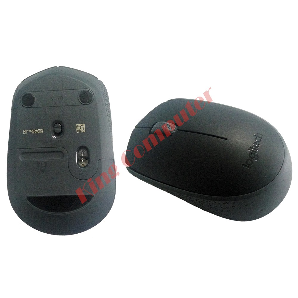 Mouse Wireless Logitech M170 (Hitam)