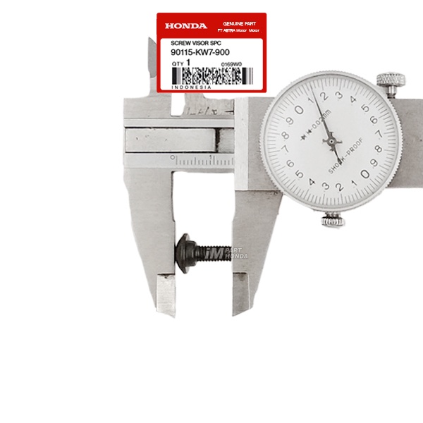 90115-KW7-900 Baut Cover Center Supra X 125 Baut Slebor Belakang Supra 150 GTR