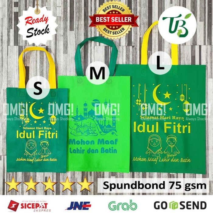 

✨ BISA COD ✨ Terbaru! GOODIE BAG IDUL FITRI 38x45x9cm TAS LEBARAN SEMBAKO KUE