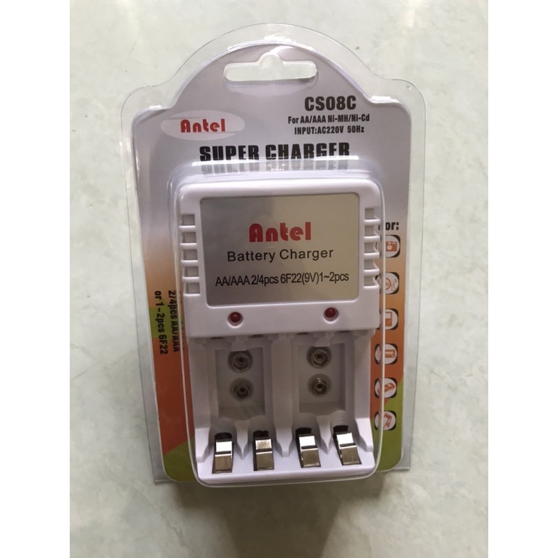 Charger Cas Baterai AA AAA CS08C Astelo Antel