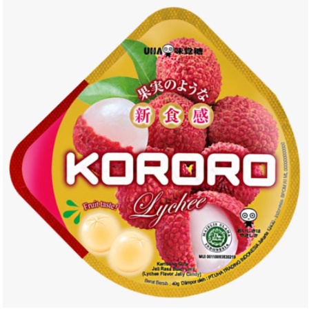 

Permen KORORO UHA jelly candy Peach, Strawberry, Grape & Muscat 40g