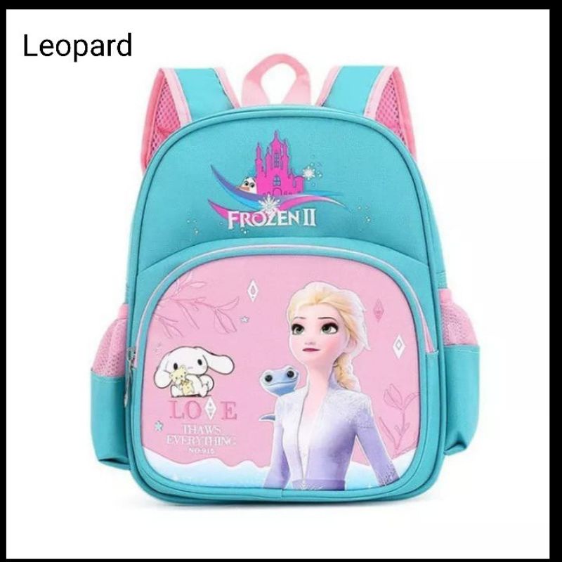Dra01_DISNEY KARTUN ELSA-FROZEN SEKOLAH TK & SD ANAK-ANAK SEKOLAH DASAR TAS INFANTIL MOCHILA UNTUK A