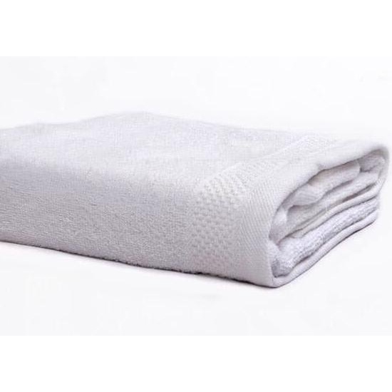 ֍ Handuk hotel putih polos halus 60x120 ●