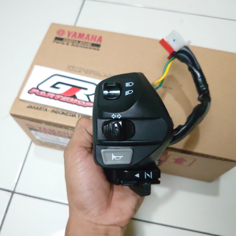 saklar assy set kiri kanan mio sporty smile soul jupiter mx z new ori tanpa kemasan losepack losspack holder switch sakelar