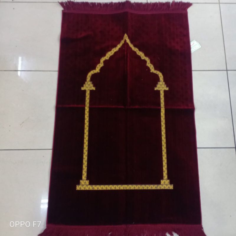 SAJADAH TURKY POLOS UKURAN 70×110 LEMBUT/TEBAL/MURAH GROSIR