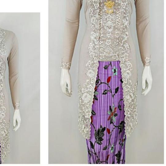 Indah KEBAYA KUTUBARU TUNIK MODERN LENGAN PANJANG BORDIR SENADA KATUN PARIS KEBAYA WISUDA KEBAYA KAT