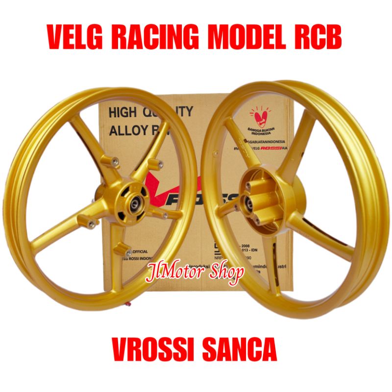 VELG RACING MODEL RCB JUPITER Z JUPITER MX OLD MX NEW VEGA SATRIA FU 150 JUPITER MX KING RXKING RXK F1ZR FORCE 1 SONIC 150 R RX KING VARIO BEAT SCOPPY GENIO RXZ VIXION NEW NVA NVL SCORPIO SP522 PALANG 5 ROSSI SANCA