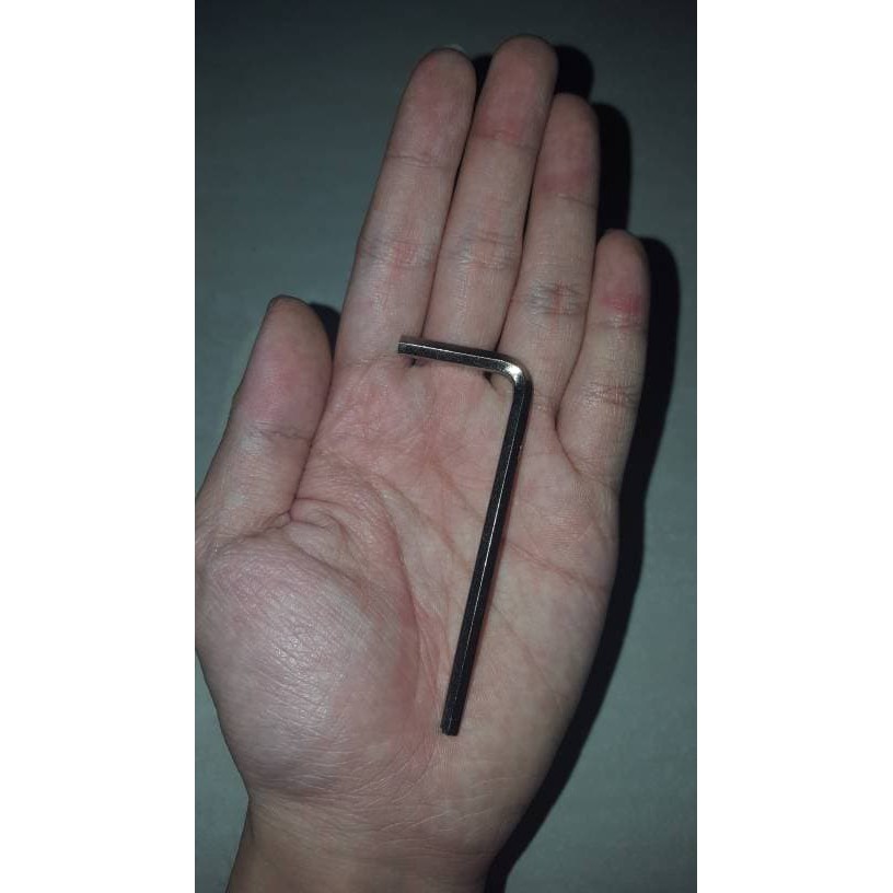 Kunci L HAFU 3 mm pendek
