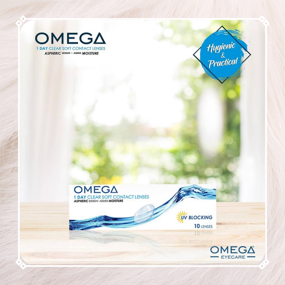 1 DAY CLEAR SOFT CONTACT LENS / SOFTLENS HARIAN / BY OMEGA 0.50 SD 4.75