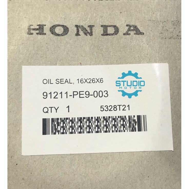 Seal Sil Selah Engkol BEAT SPACY SCOPY SCOOPY VARIO Karbu Fi ESP NEW Ori AHM 91211PE9003