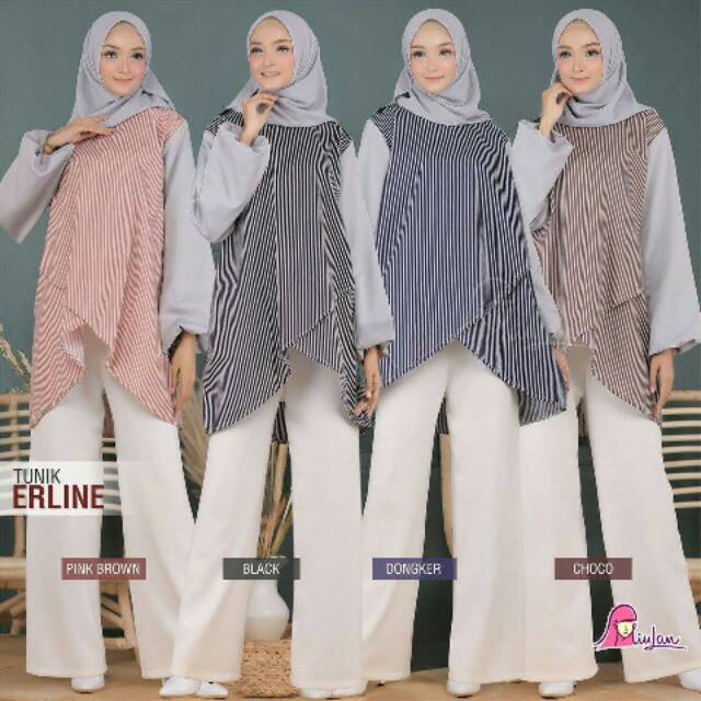 Tunik Atasan Baju Cewek Tunik ERLINE MiuLan