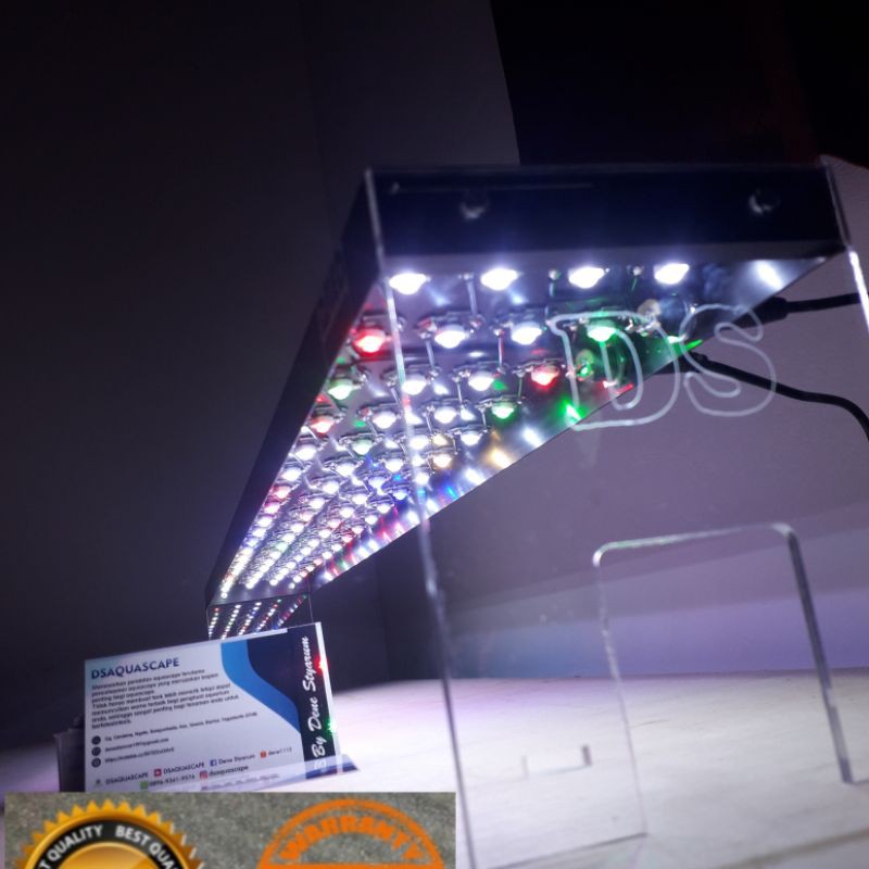 Lampu led hpl aquascape 60 watt ukuran 80cm, 90cm, 100cm.