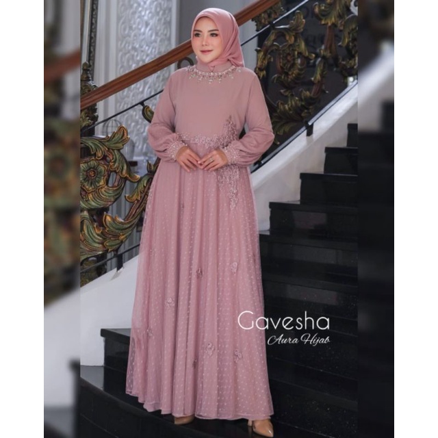Gavesha gown By Aura Hijab