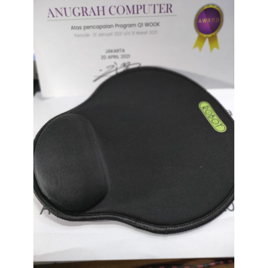 MOUSE PAD BANTAL ROBOT RP02 JAHIT PINGGIR SUPER HALUS