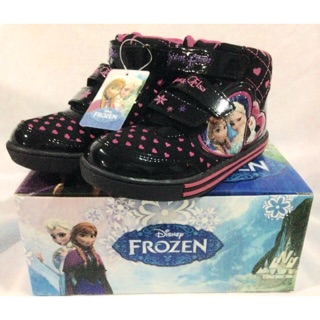  Sepatu  anak  Disney Lovely Frozen Black Pink size 28 