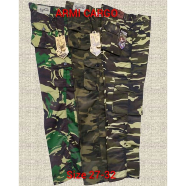 CELANA TENTARA CARGO PANJANG