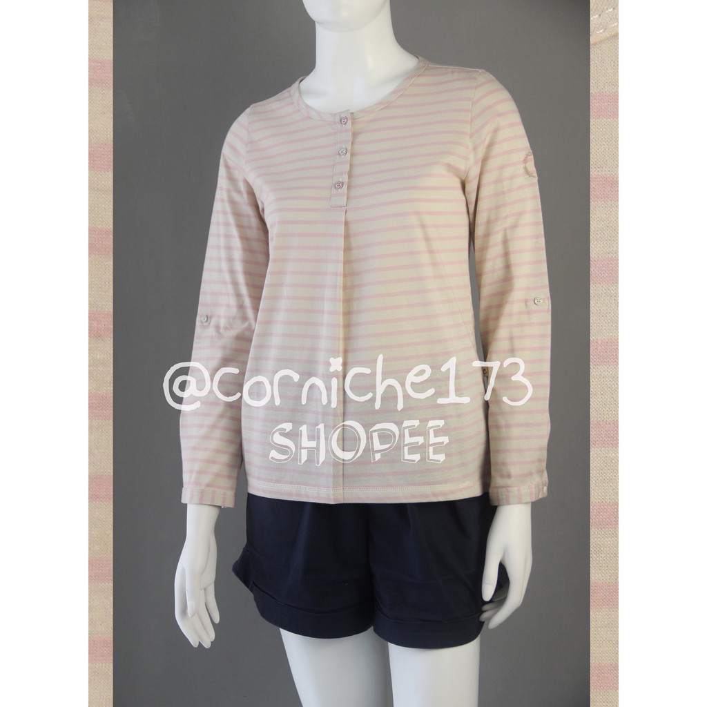 Corniche Sabina Henley Cream - TS33204