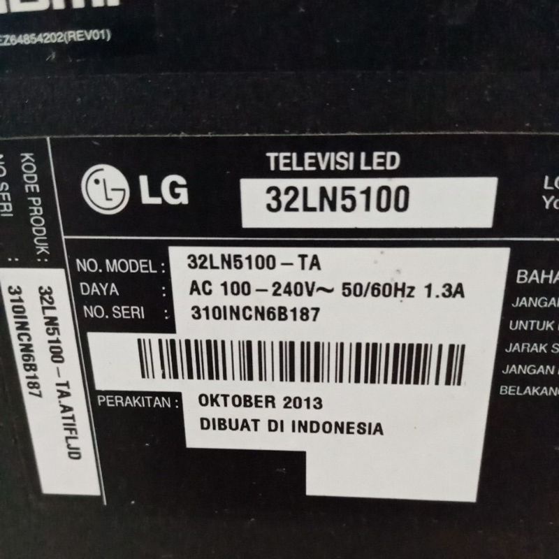 Mb. MESIN TV LG32LN5100