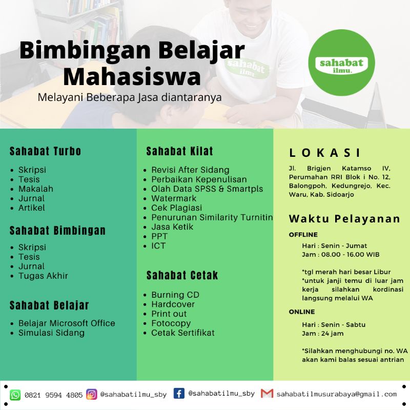 Jasa Bimbingan dan Pembuatan Tugas Akhir Skripsi