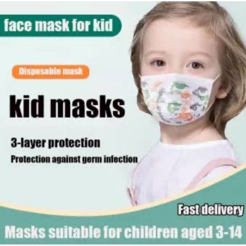 Masker anak 3ply