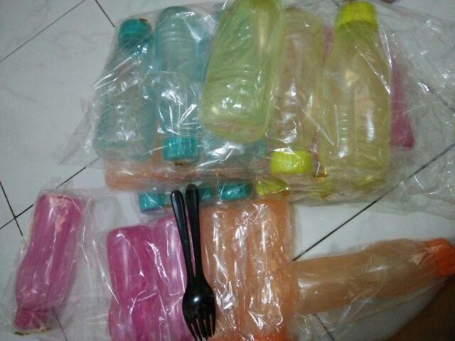 6 Botol Minum Evo 350 Ml Triangle Segitiga - Souvenir Ultah - Souvenir Ulang Tahun Anak