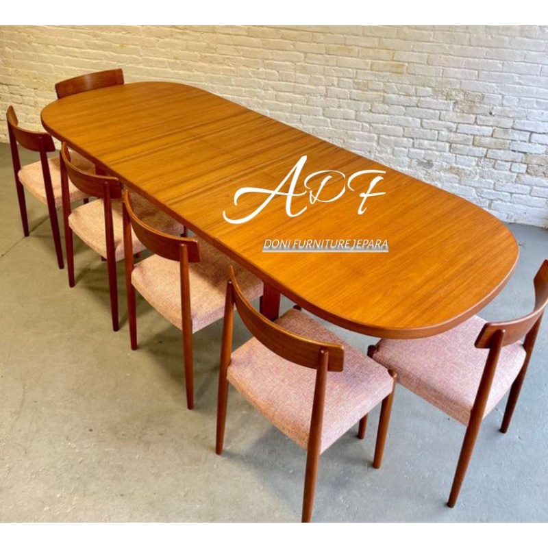 Meja Makan Minimalis Meja Makan Modern Kayu Jati