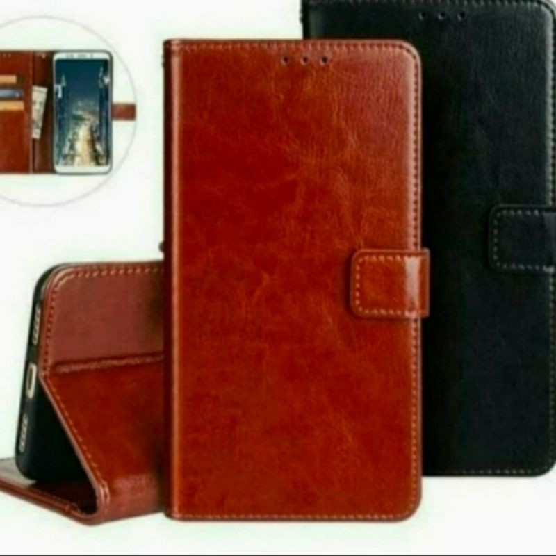 Samsung A70 A80 flip case cover dompet kulit