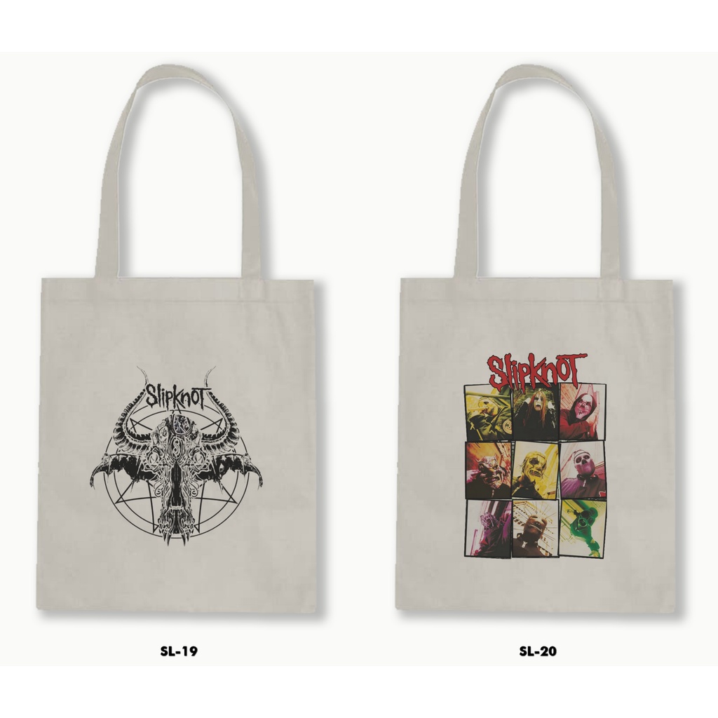 TOTE BAG BLACU - SLIPKNOT 01