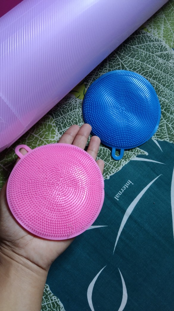 Spon Pembersih / Sikat Pembersih Peralatan Makan / Spoon Silicone Dapur Serbaguna