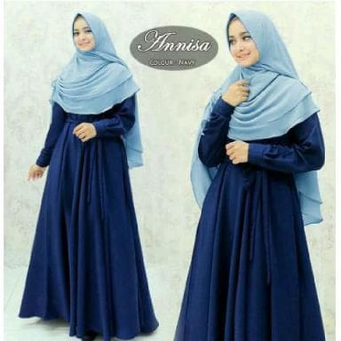ANNISA SYARI (EP) BAJU MAXI DRESS MUSLIM BUSUI GAMIS WANITA DEWASA