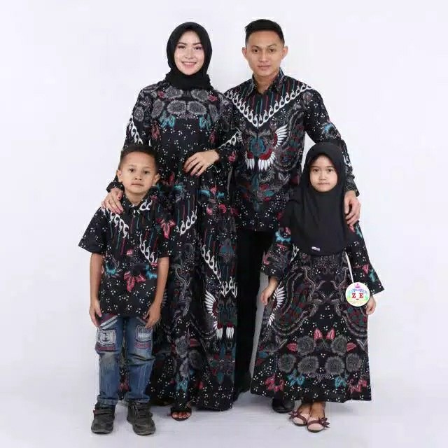Batik Couple Keluarga Maura Sania Ruffle Ori Ndoro Jowi Dnt - Garansi Termurah Shopee
