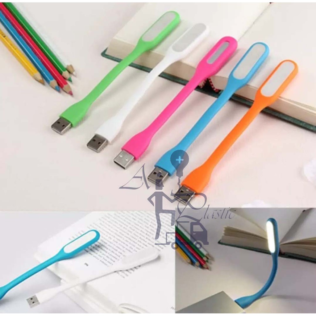 AIO Plastic-Lampu USB LED Stick Cahaya Portable Lampu Belajar Fleksibel
