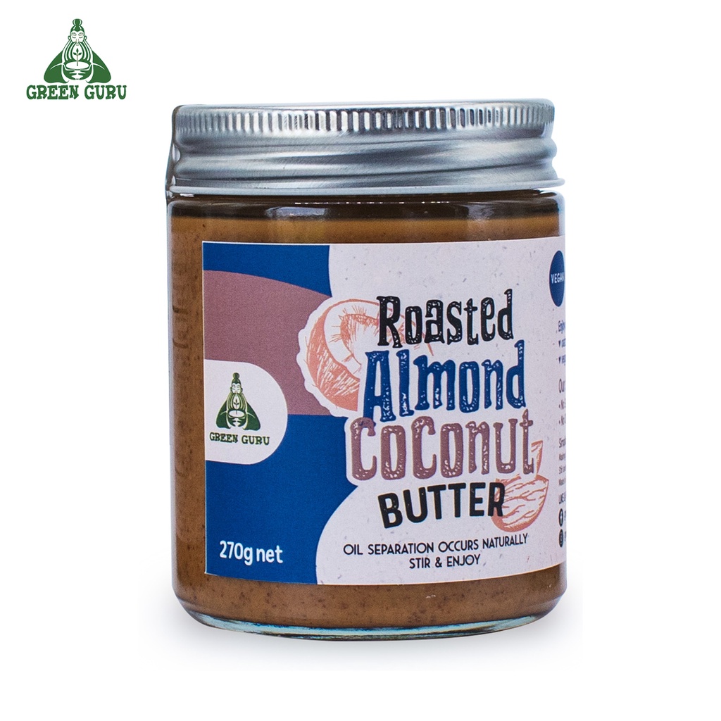 

Roasted Almond Coconut Butter 270Gr (Unsweetened, Gluten Free, Vegan, Keto)