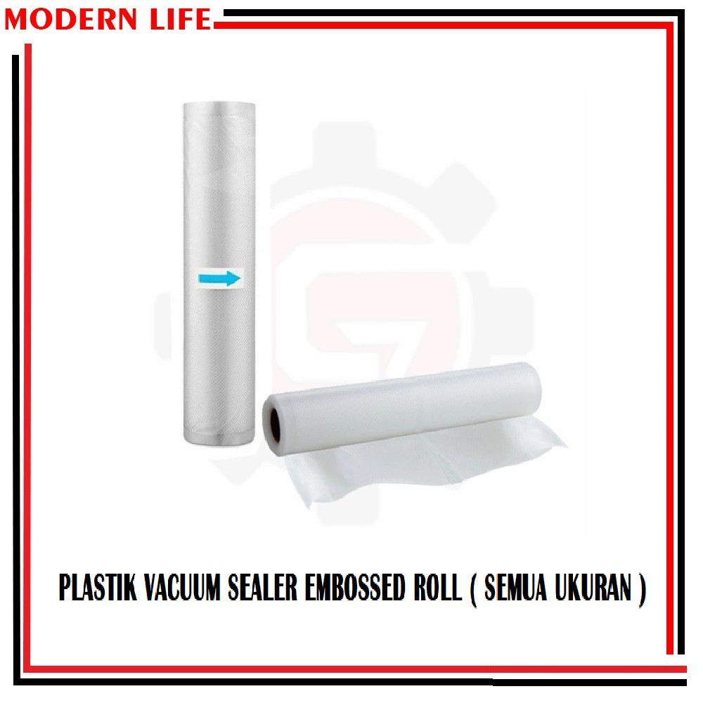 Plastik Vacuum Sealer Makanan Embossed Roll ( Semua Ukuran )