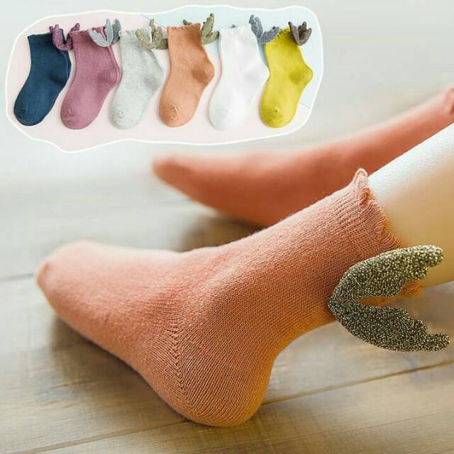 Kaos Kaki bayi 3D/ Moose short Socks/ Kaos kaki Polos Premium/ Socks baby/ Kaos kaki bayi lucu