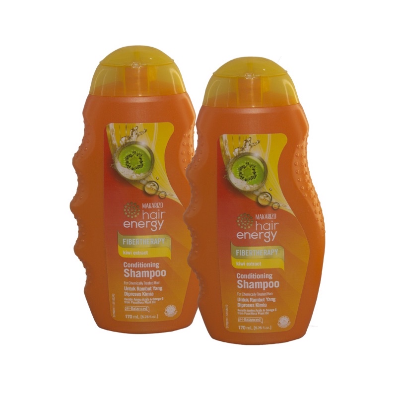 `ღ´ PHINKL `ღ´ MΛKΛЯIZӨ makarizo shampoo fibertherapy 170 ml plus conditioner untuk rambut sehat