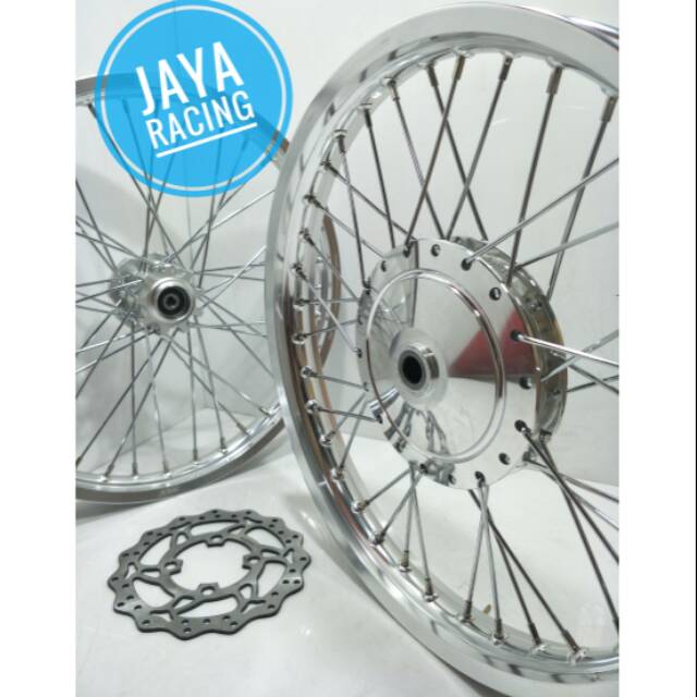 Velg model TK japan ring 17 Lebar 160 140 Xeon - Soul Gt - Mio M 3 sepaket lengkap plus stel velg