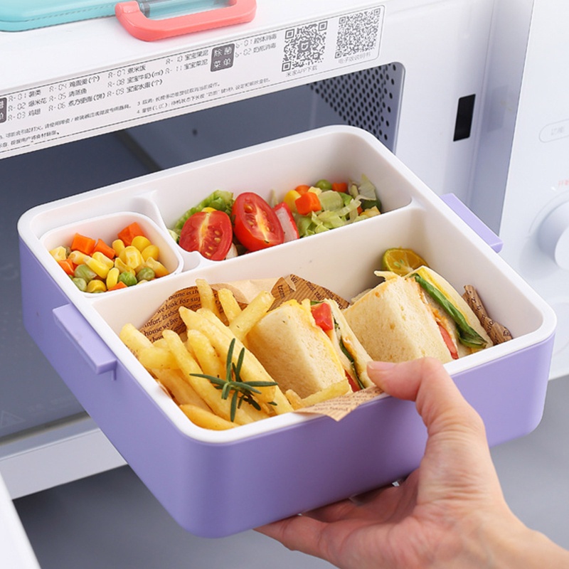 Kotak Makan Siang Bento Portable Untuk Anak / Dewasa