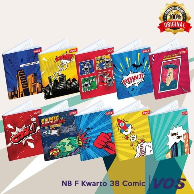 

Dijual Buku Tulis Vos Kwarto 38 Comic Isi 10 Kisminyou Promo