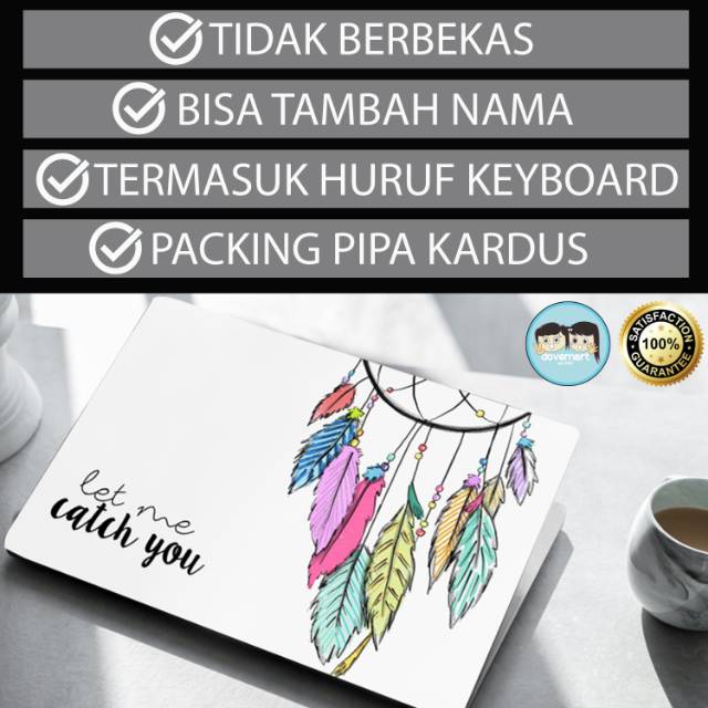 Garskin Skin Stiker  Laptop  Full  Body  Dreamcatcher Murah 