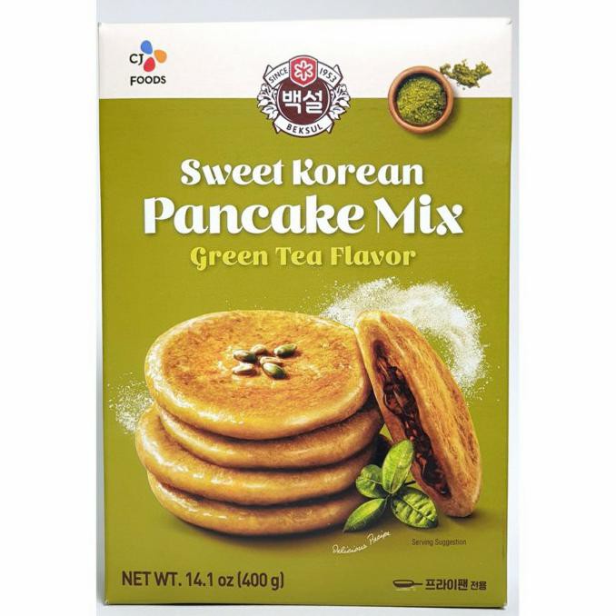 

Terlaris Beksul Sweet Korean Pancake Mix Hotteok/Original/Green Tea 400Gr - Green Tea