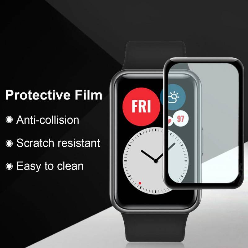 Film Pelindung Layar 3D Full Cover Untuk Huawei Watch Fit 2 Honor Band 6 4 3 Pro