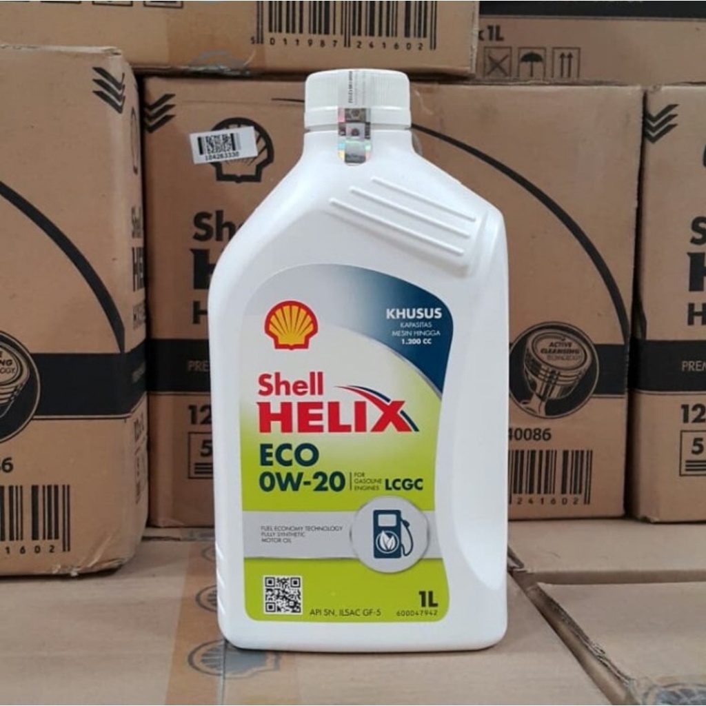 SHELL HELIX ECO 0W-20 API SN MOBIL LCGC - 1 LITER