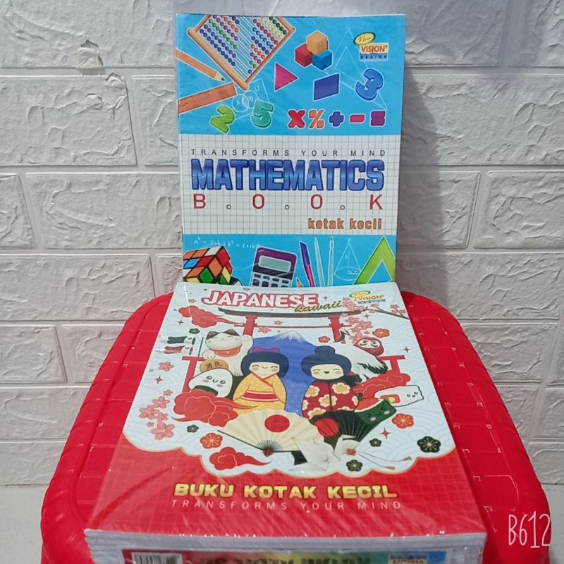 

Buku Kotak Kecil Buku Matematika Vision 38 Lembar per Pack isi 10 Buku. Tebal Halus Murah
