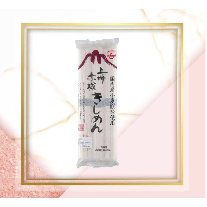 

Mi Kering Jepang Joshu Akagi Kishimen / Japanese Noodle 270 Gram