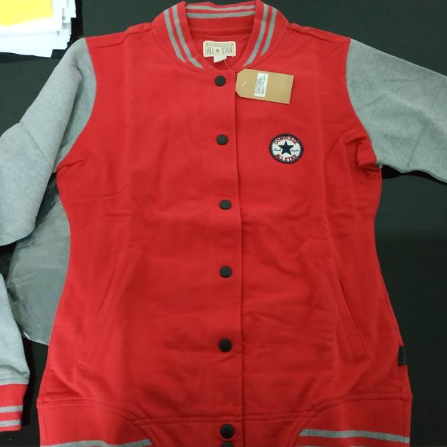 Converse Red Varsity Jacket Women