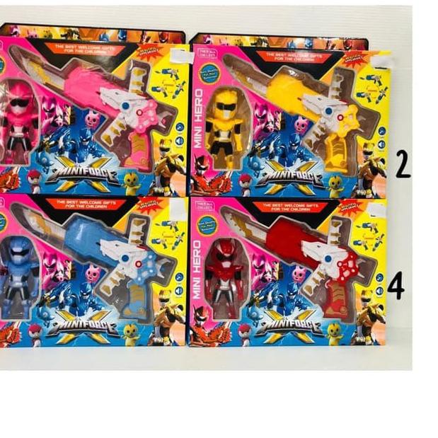 MAINAN X MINIFORCE ROBOT MINI X POWER RANGER ( 026B )