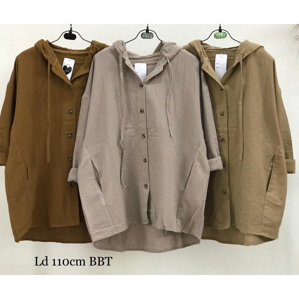 KEMEJA HOODIE POLOSAN IMPORT BBT