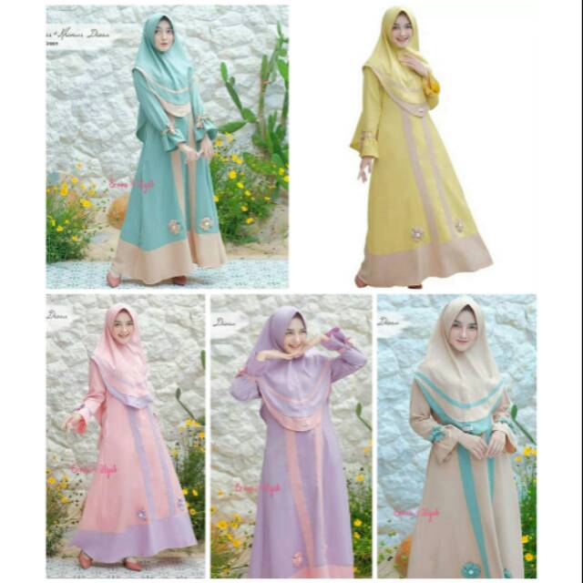 GAMIS SYAR'I DIORA GAMIS #gamis murah