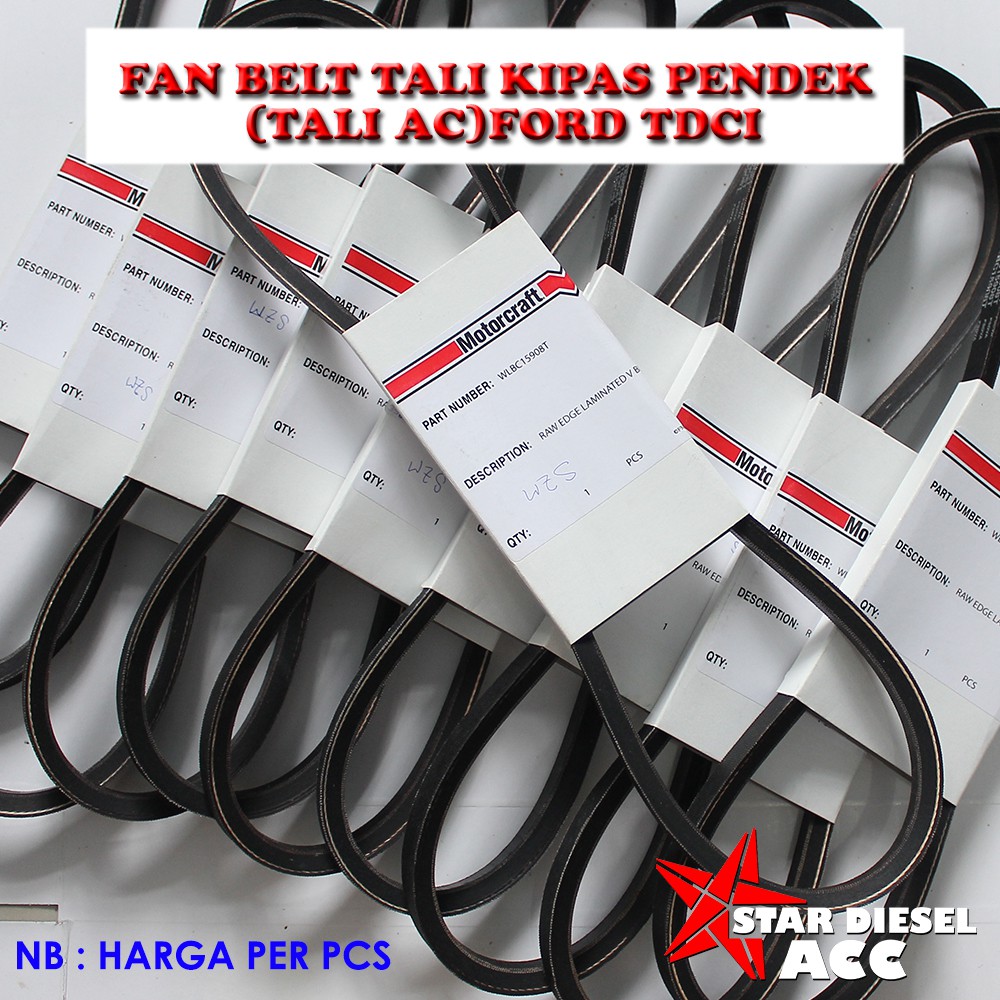 FAN BELT AC FORD EVEREST TALI KIPAS KOMPRESOR AC FORD